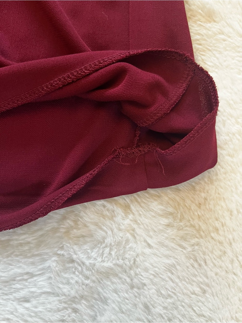 Women's Wine A-Line Skirt set - 2 piece - Picture 8 of 9